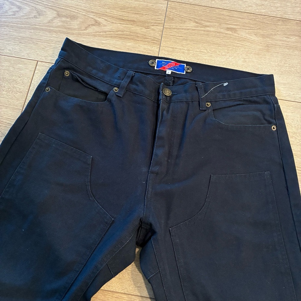 NEW Best Made Co. Men’s Canvas Field Pant Navy Double Knee Button Fly Size 32